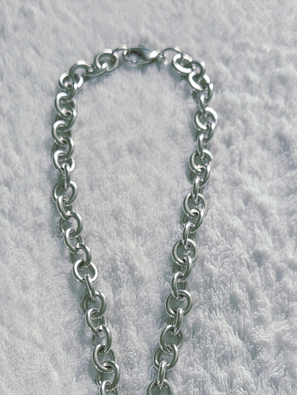 Tiffany & Co.  ✨️ Women's Silver 925 Heart Charm Chain Necklace - Picture 11 of 14